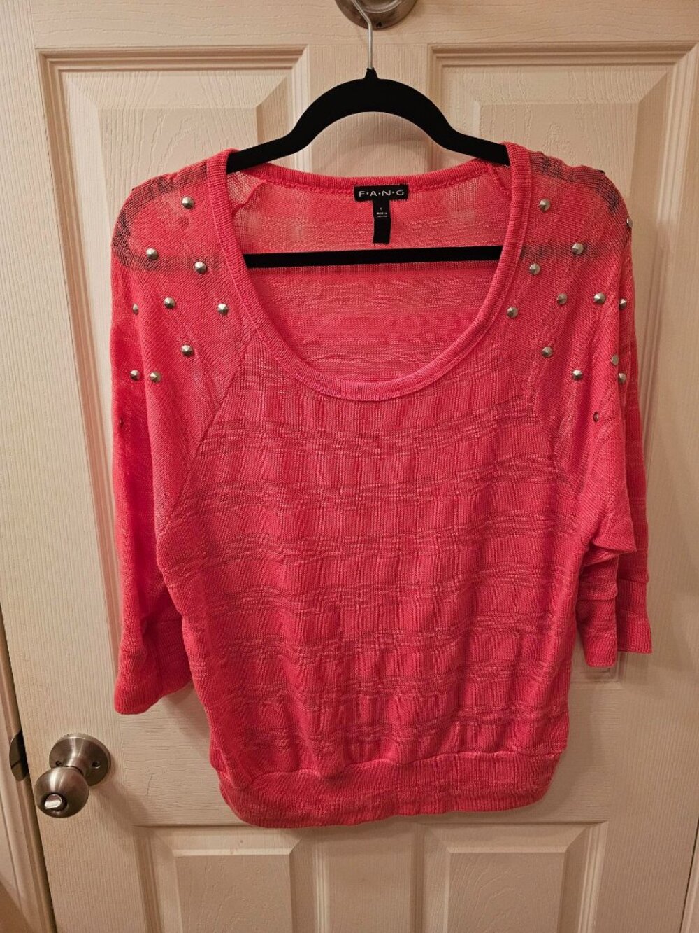 Fang Large Coral Embellished Blouse
